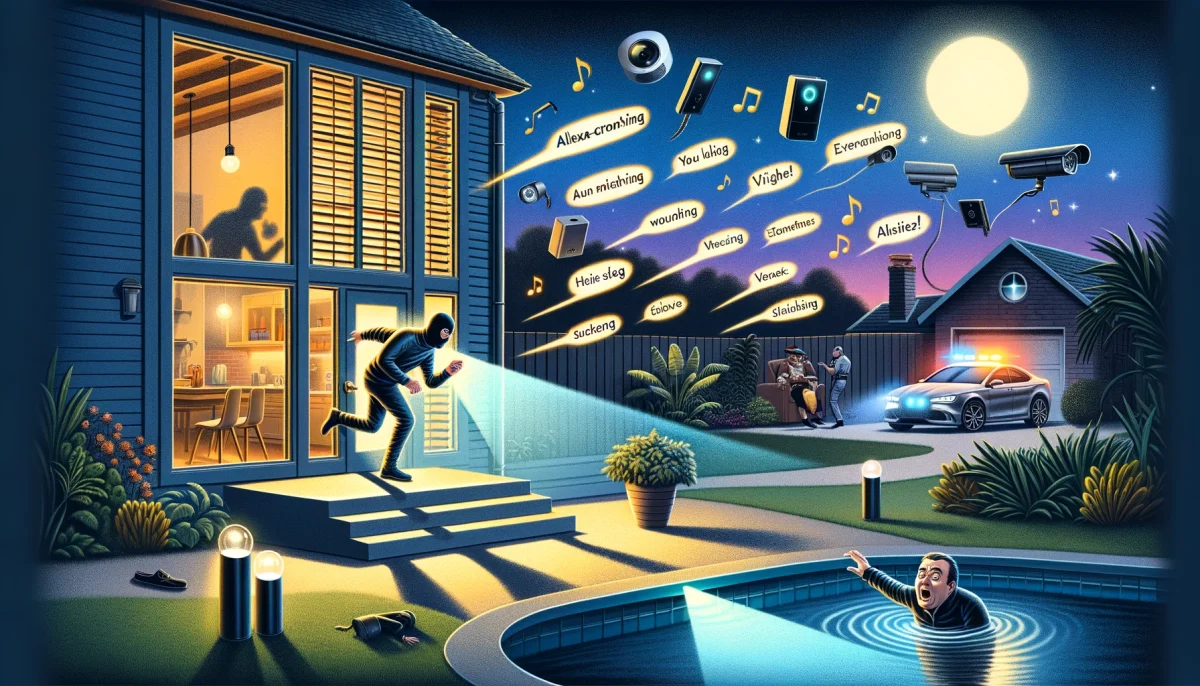 Cambrioleur Piégé, Maison Intelligente