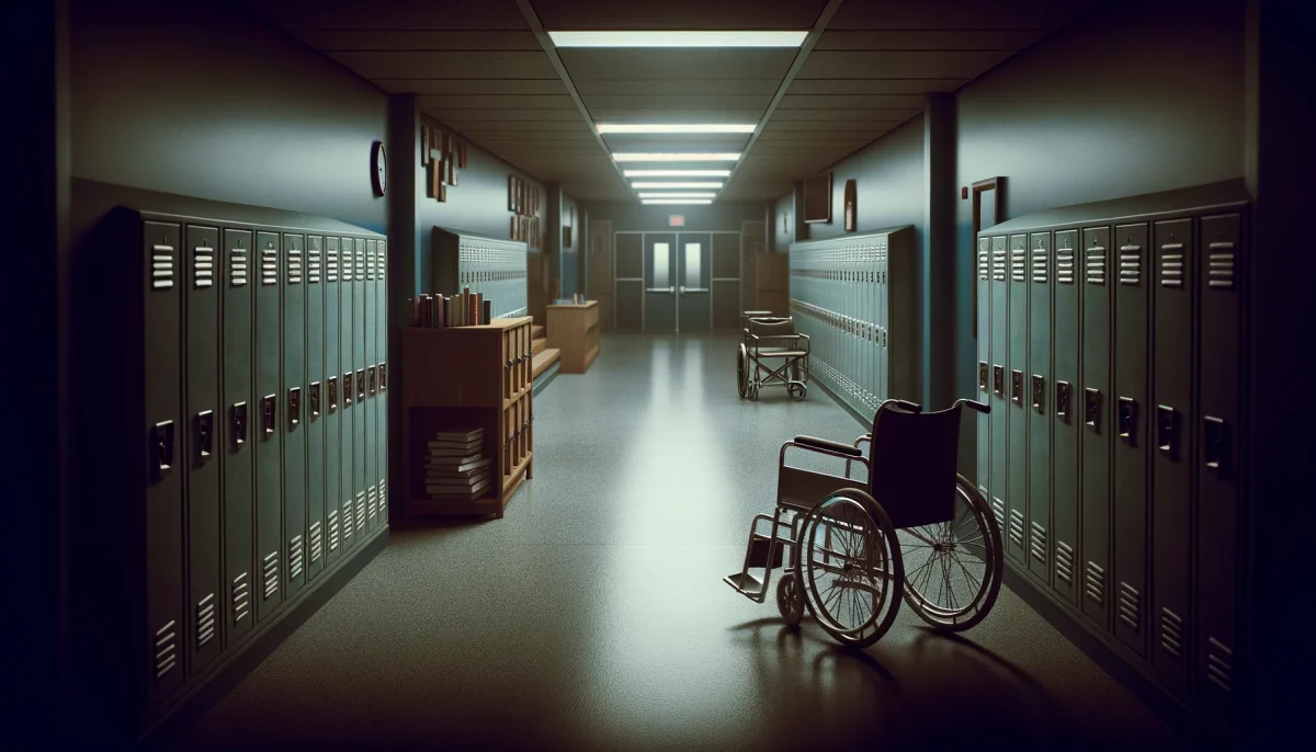 Lycée Bretagne, élève nain, accident chaise, fauteuil roulant