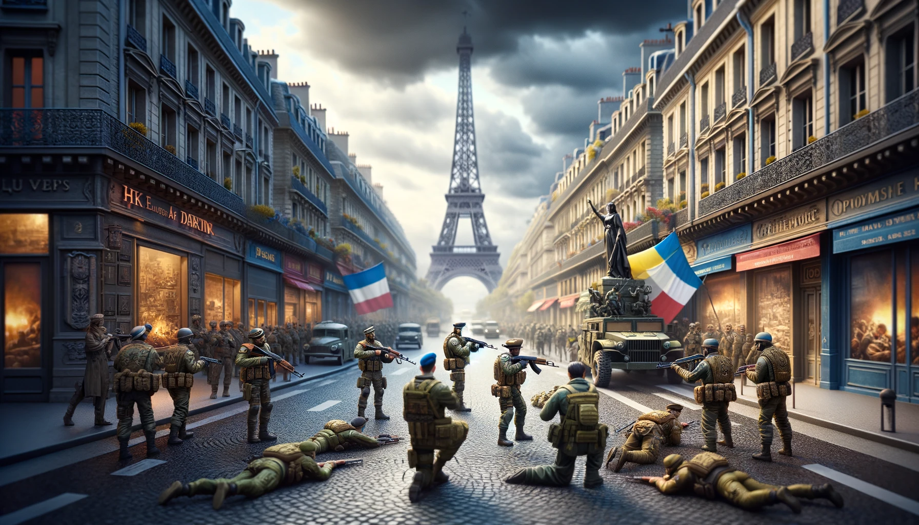 conflit russo-ukrainien à Paris