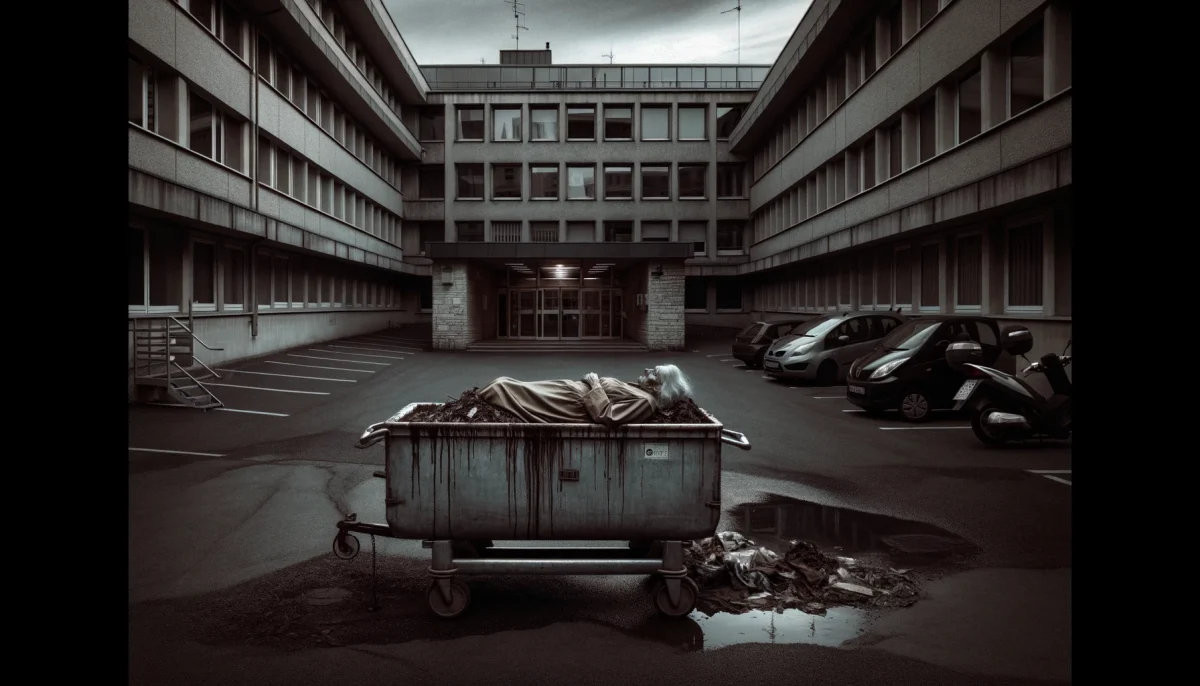 Tragédie à l'hôpital d'Aix-en-Provence : Découverte d'une patiente de 85 ans morte dans une benne à ordures !