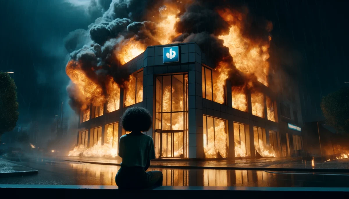 incendie banque