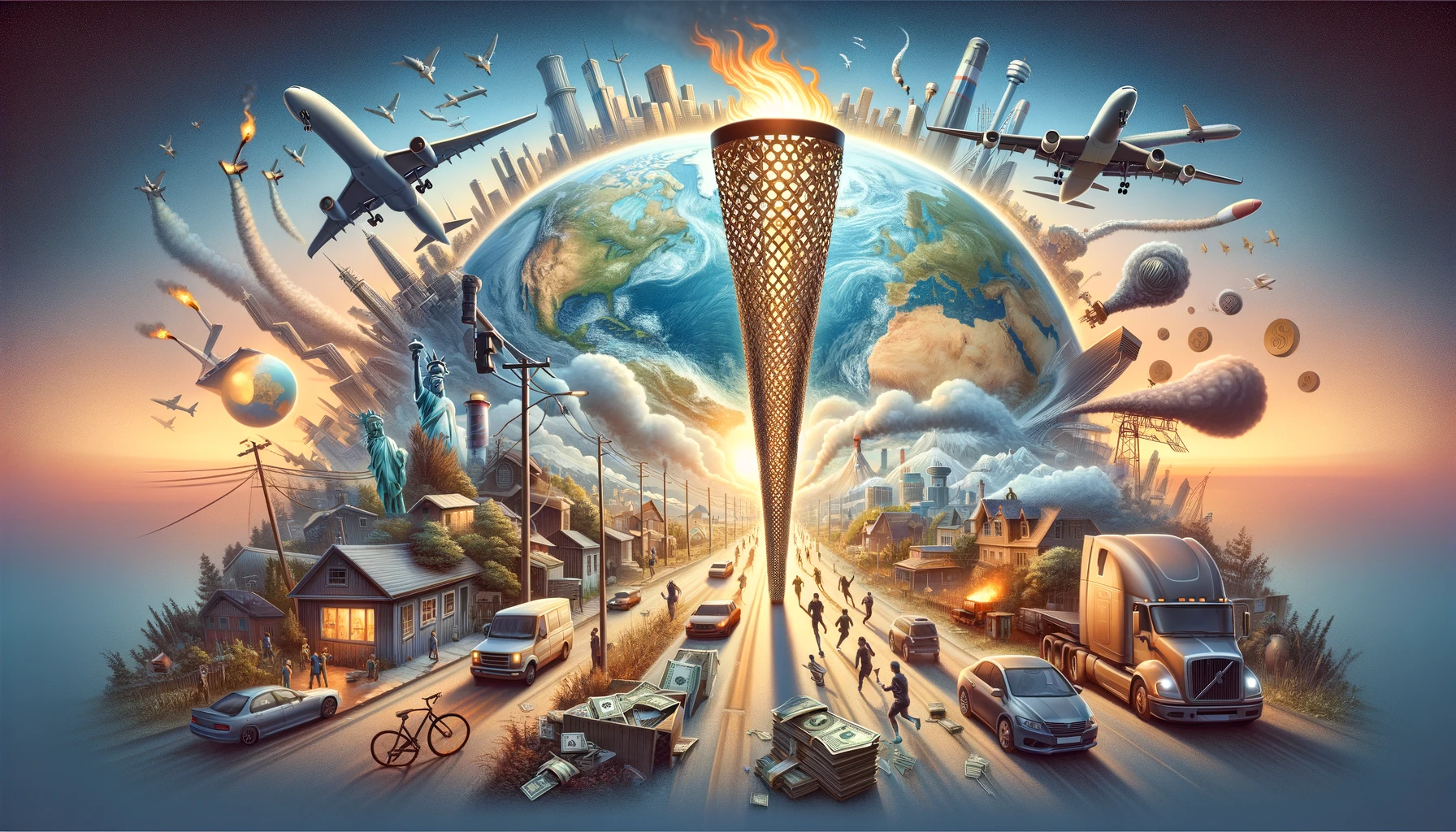 impact écologique, transport durable, Jeux Olympiques