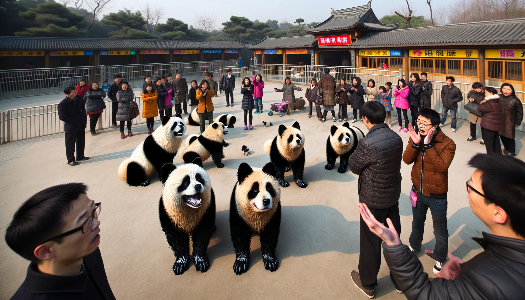 scandale des chiens pandas