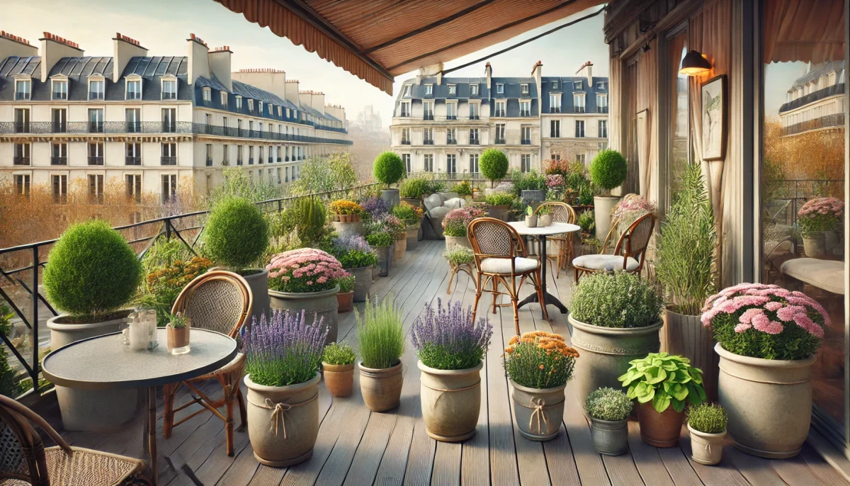 terrasse hiver Paris