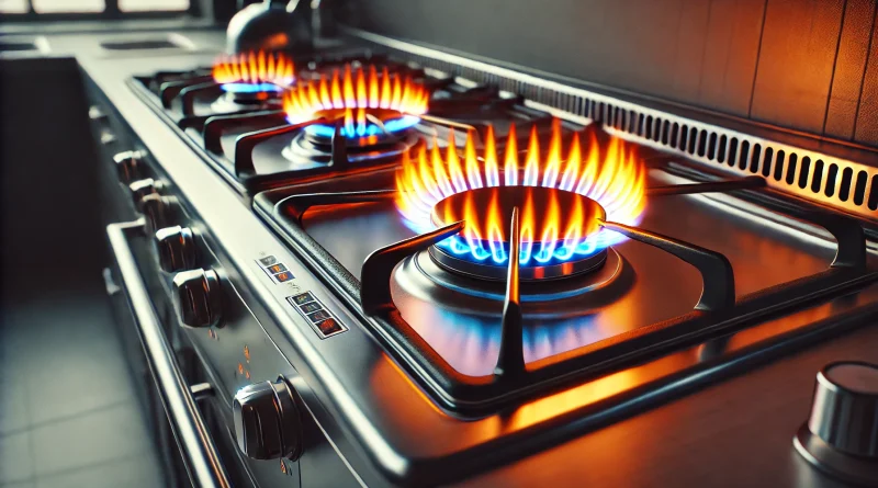 flamme bleue ou orange
