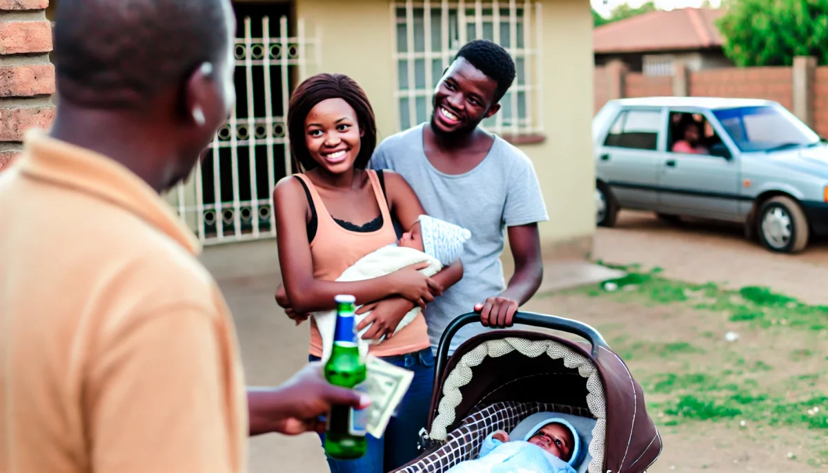 bébé vendu contre bière