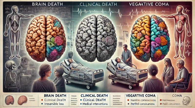 Mort cérébrale, mort clinique et coma végétatif : Quelles sont les différences ?