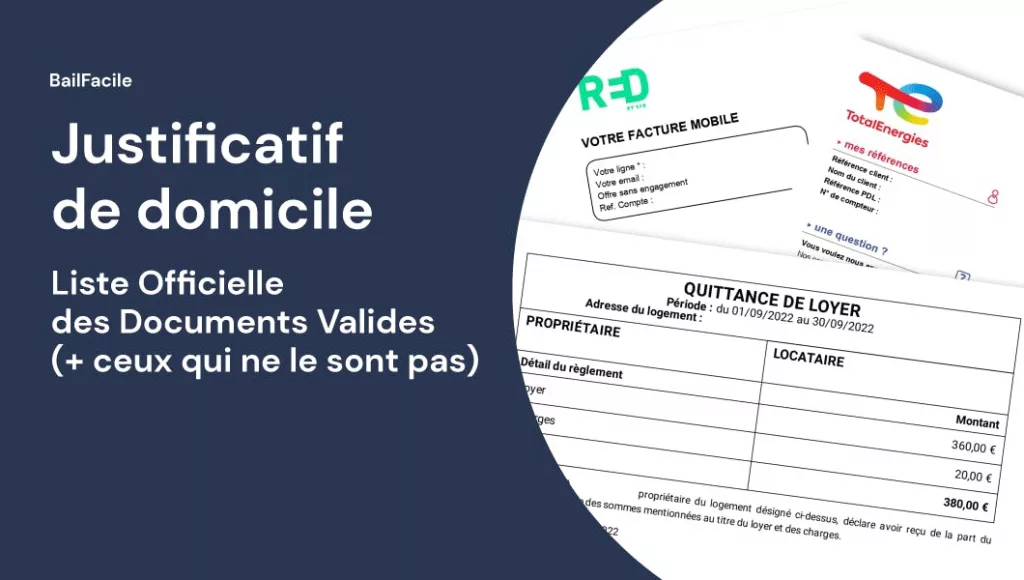 justificatif de domicile liste