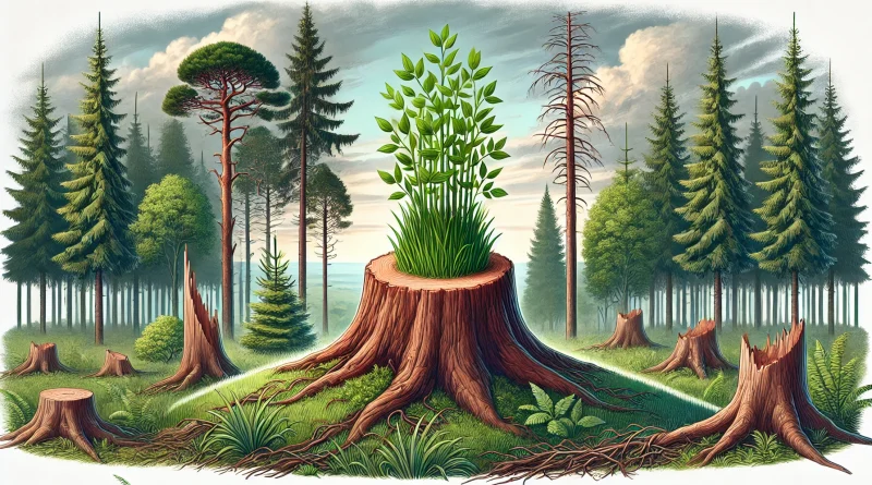 Un arbre coupé peut-il repousser ?