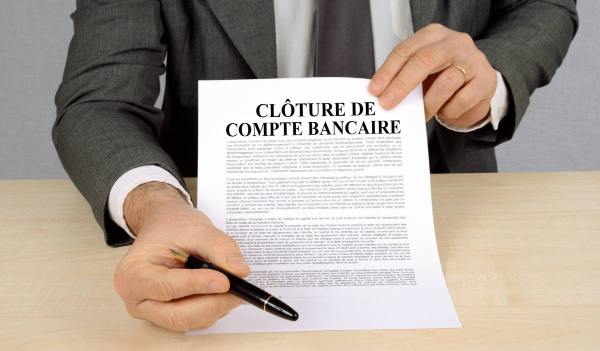 banque clôture compte sans raison