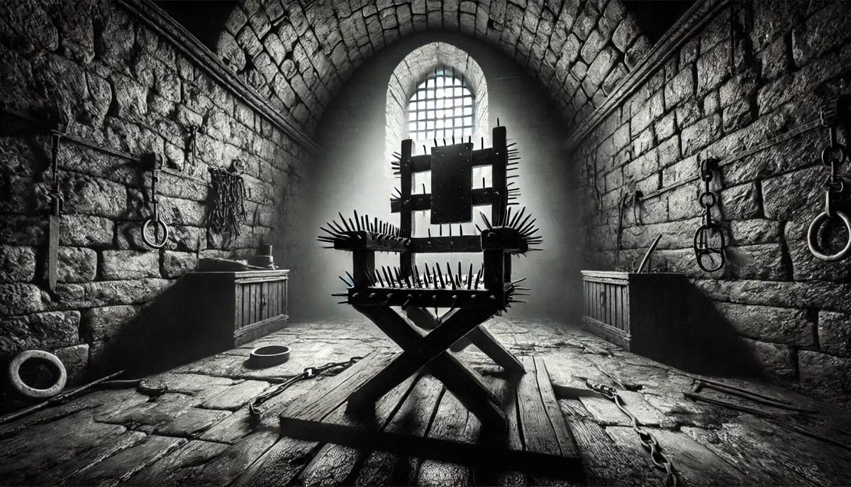 Chaise de Torture Médiévale