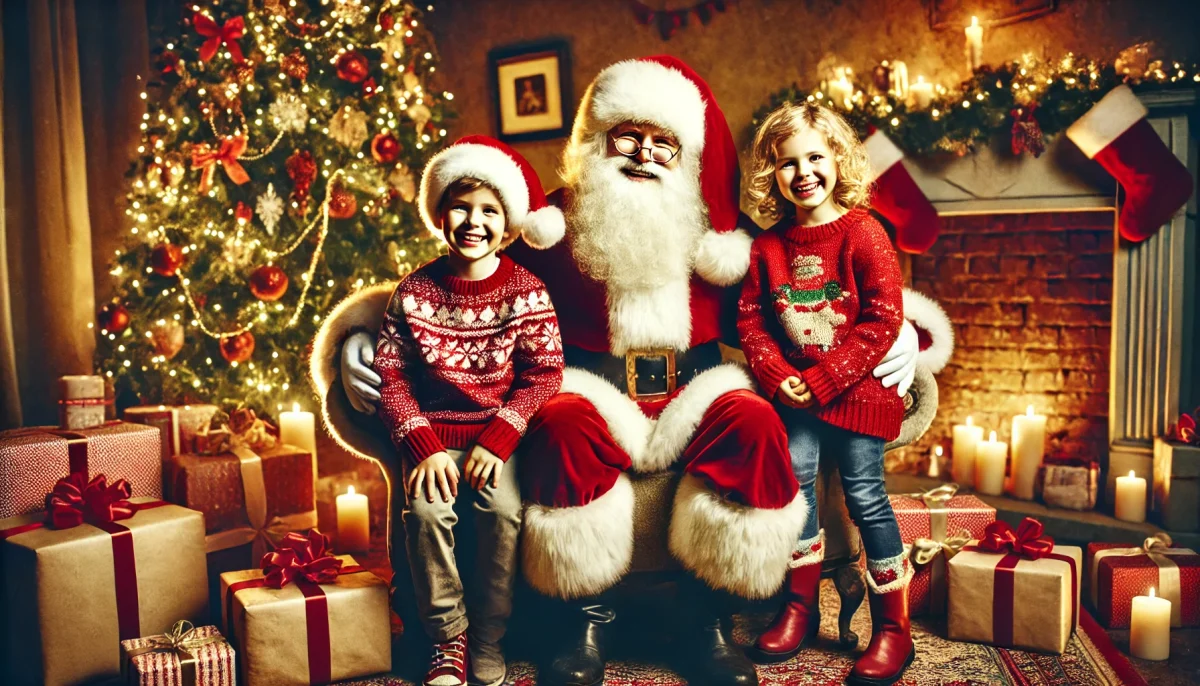 Père Noël existence enfant