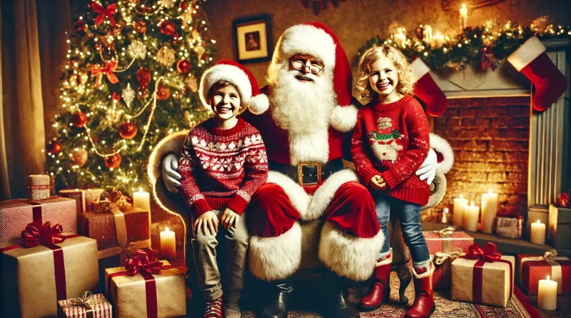 Père Noël existence enfant