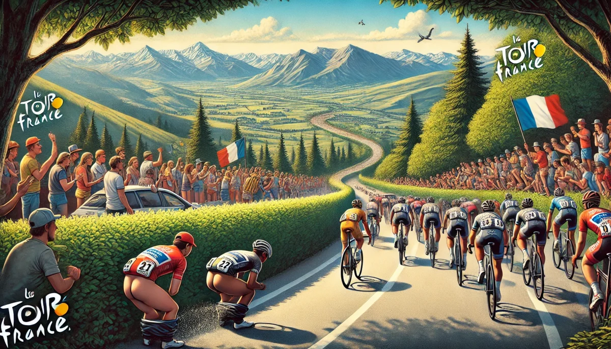 Tour de France pauses pipi