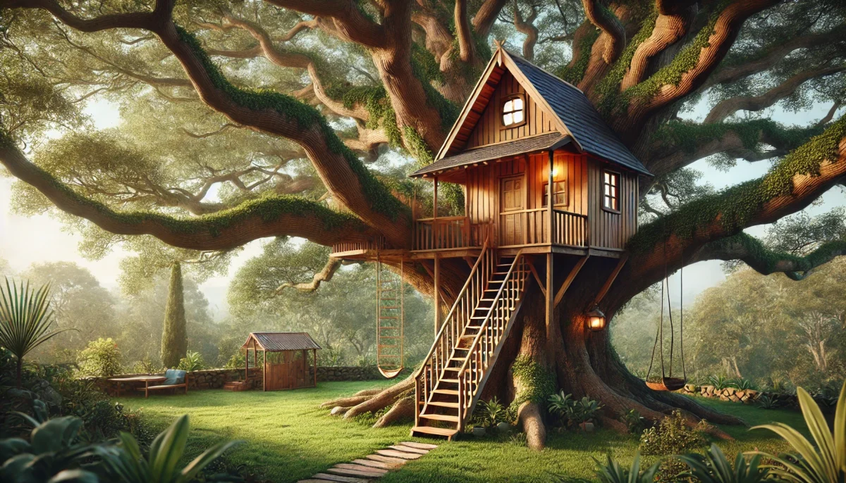cabane dans un arbre