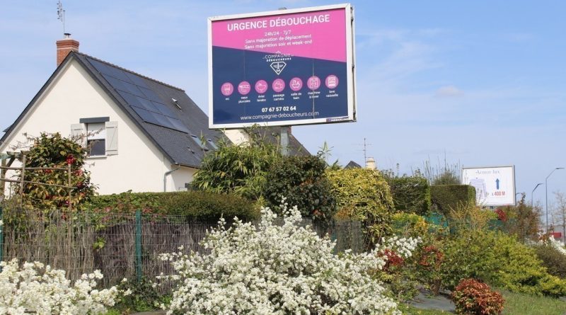 location espace publicitaire jardin
