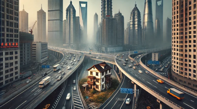 Expropriation, urbanisme forcé et refus de vente : découvrez comment un propriétaire chinois s’est retrouvé littéralement encerclé par une autoroute.
