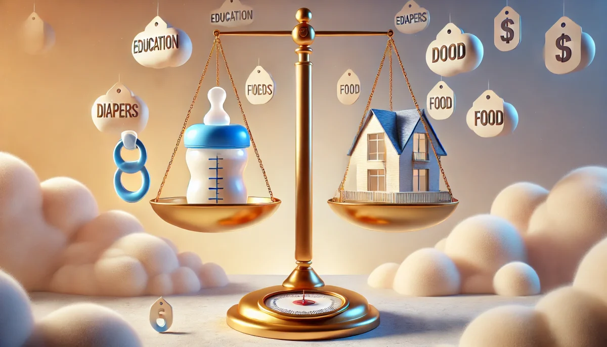 Frais scolaires, vêtements, loisirs… Élever un enfant est un défi financier. Peut-on vraiment comparer cela à un achat immobilier ?