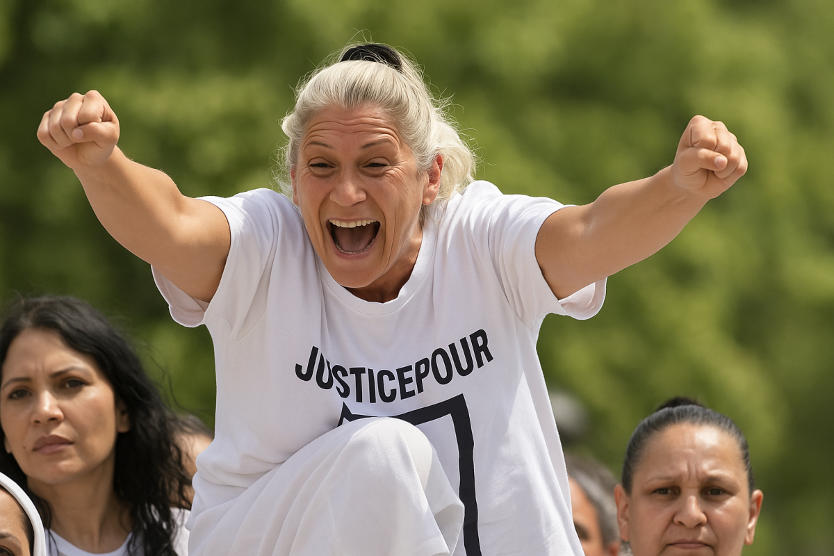 La justice pour Nahel ou la scène pour Mounia ? Une photo qui pose la question de l’authenticité dans le militantisme.