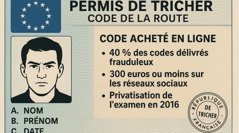 Code de la route : 7 000 examens annulés, 83 centres fermés… l’État tente de reprendre le contrôle d’un système à la dérive.