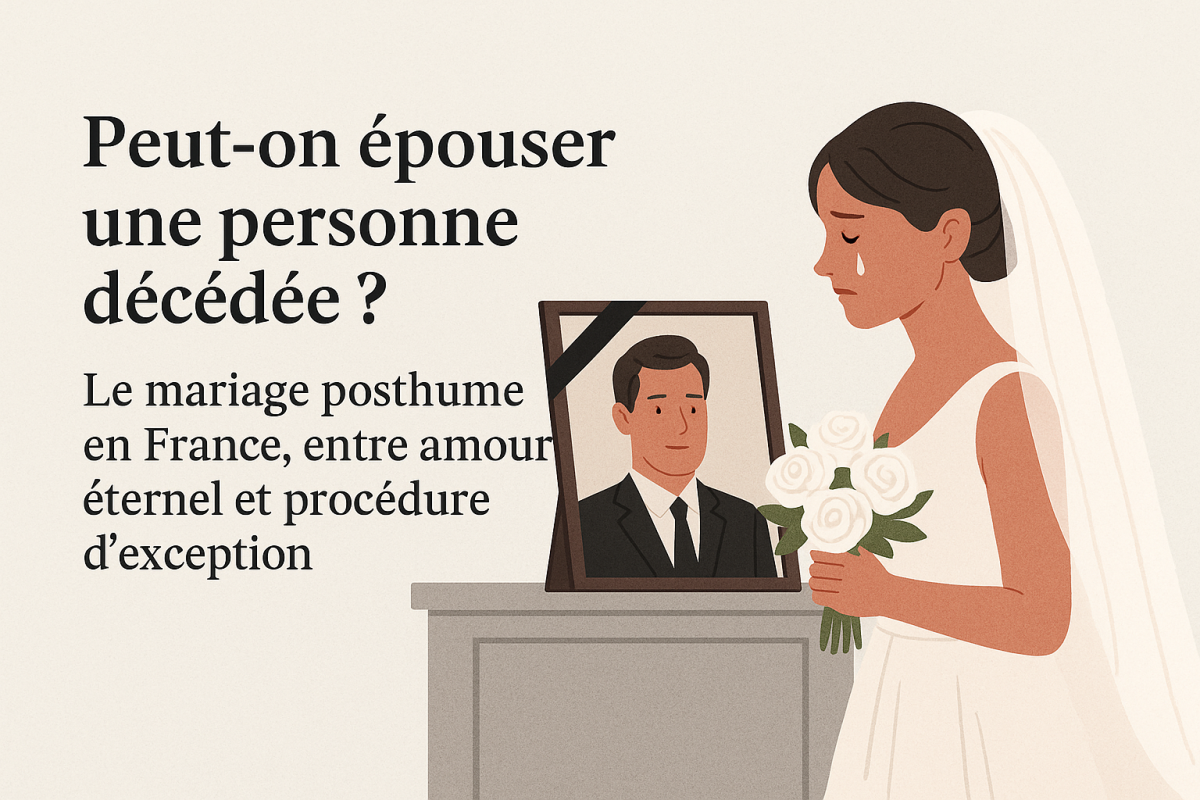 Union au-delà de la mort : le mariage posthume en France, une procédure exceptionnelle encadrée par la loi.