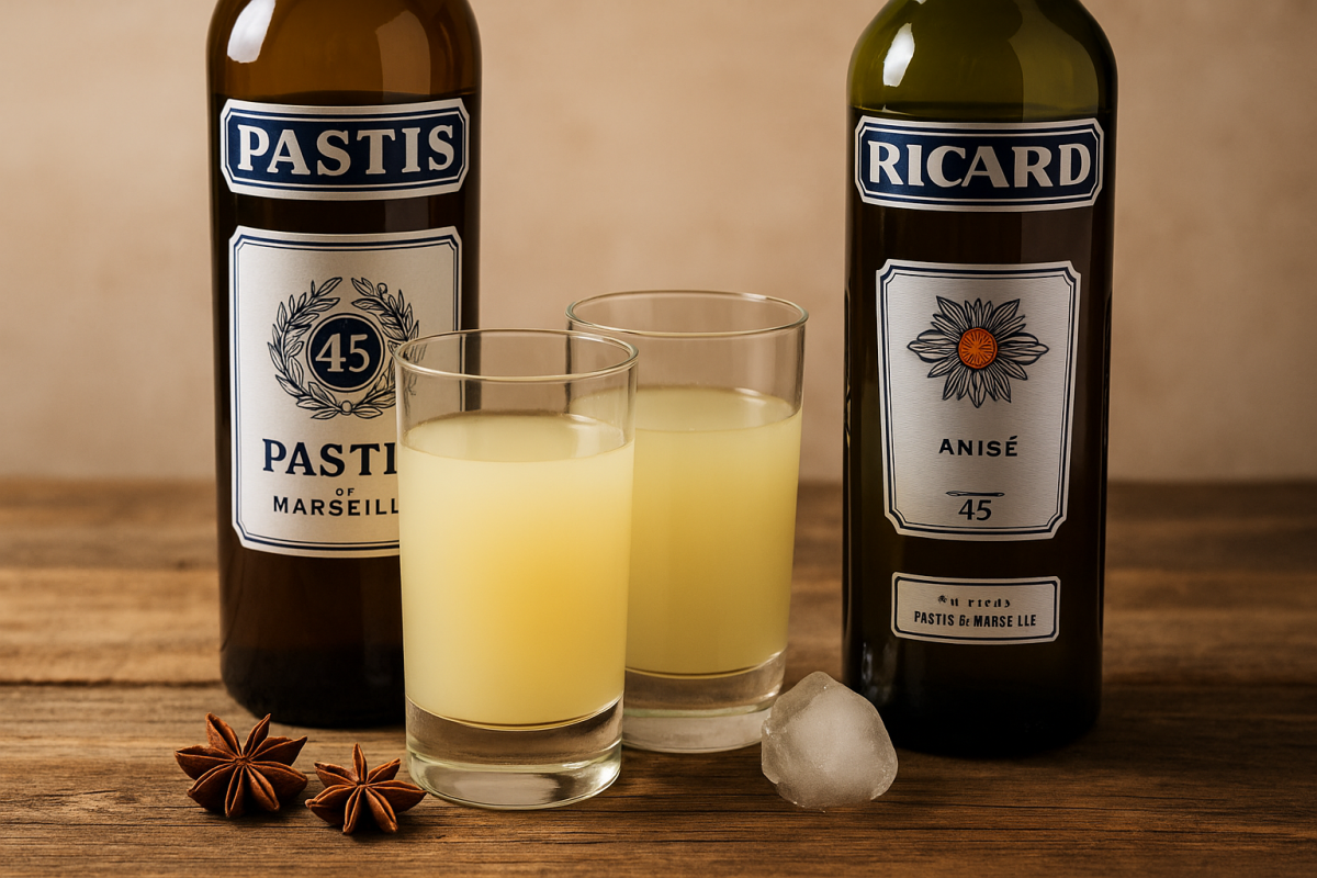 Du zinc des bistrots marseillais aux secrets de fabrication : Ricard et pastis, la grande confrontation des apéritifs du Sud.