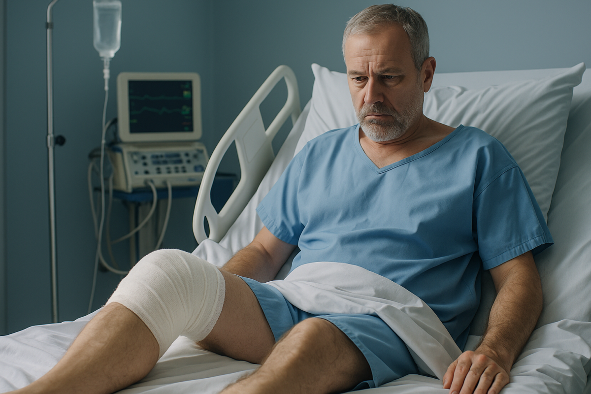 Victime d’une négligence chirurgicale, un homme réclame justice après avoir été opéré de la jambe opposée à celle prévue.