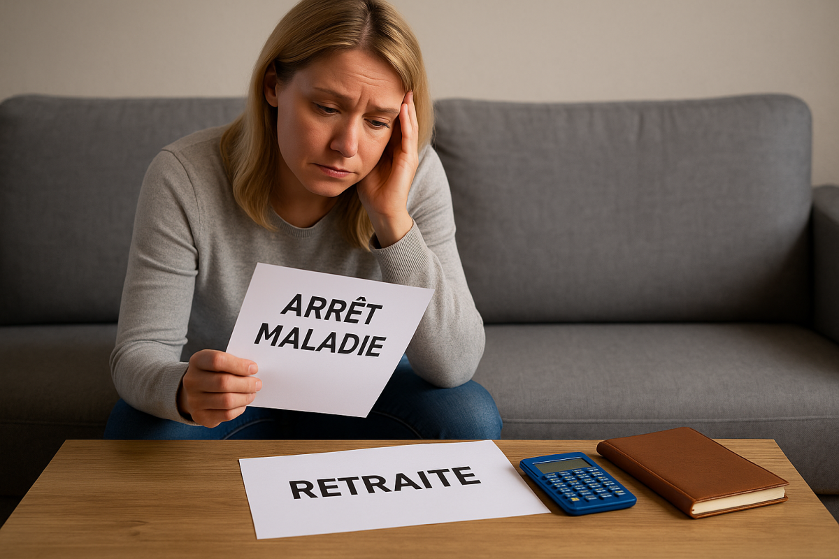 Un arrêt de travail pour maladie impacte-t-il les cotisations retraite ?