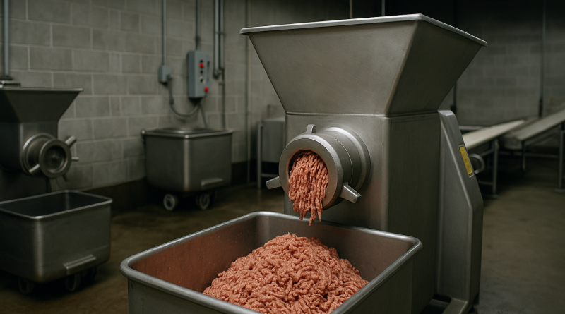 Un hachoir à viande se déclenche pendant le nettoyage : accident mortel dans une usine de Californie, les autorités enquêtent.