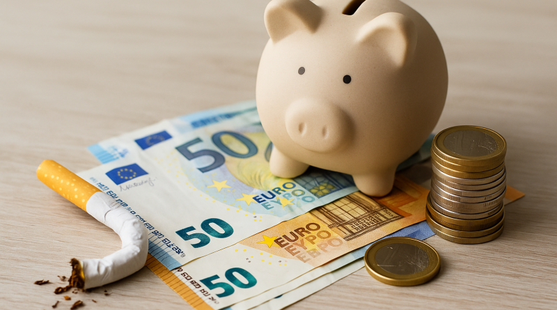 Arrêter de fumer n'est pas seulement bon pour la santé, c'est aussi bon pour le portefeuille. Estimations des économies annuelles.