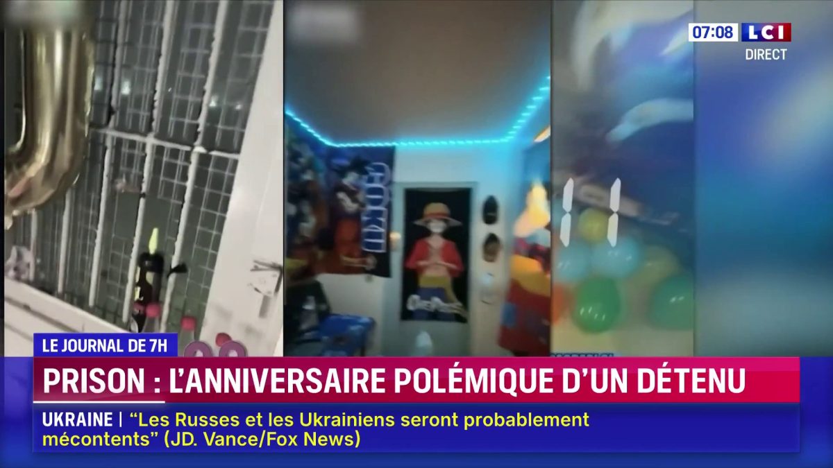 Quand la prison devient salle de fête : à Lyon-Corbas, un détenu filme son anniversaire clandestin avec alcool et ballons. TF1 Info dévoile les images.