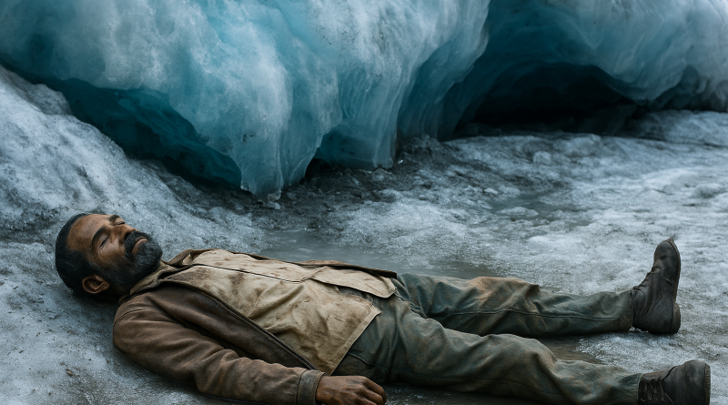 La Provence raconte comment le glacier Lady Meadows a gardé le corps de Naseeruddin intact pendant 28 ans.