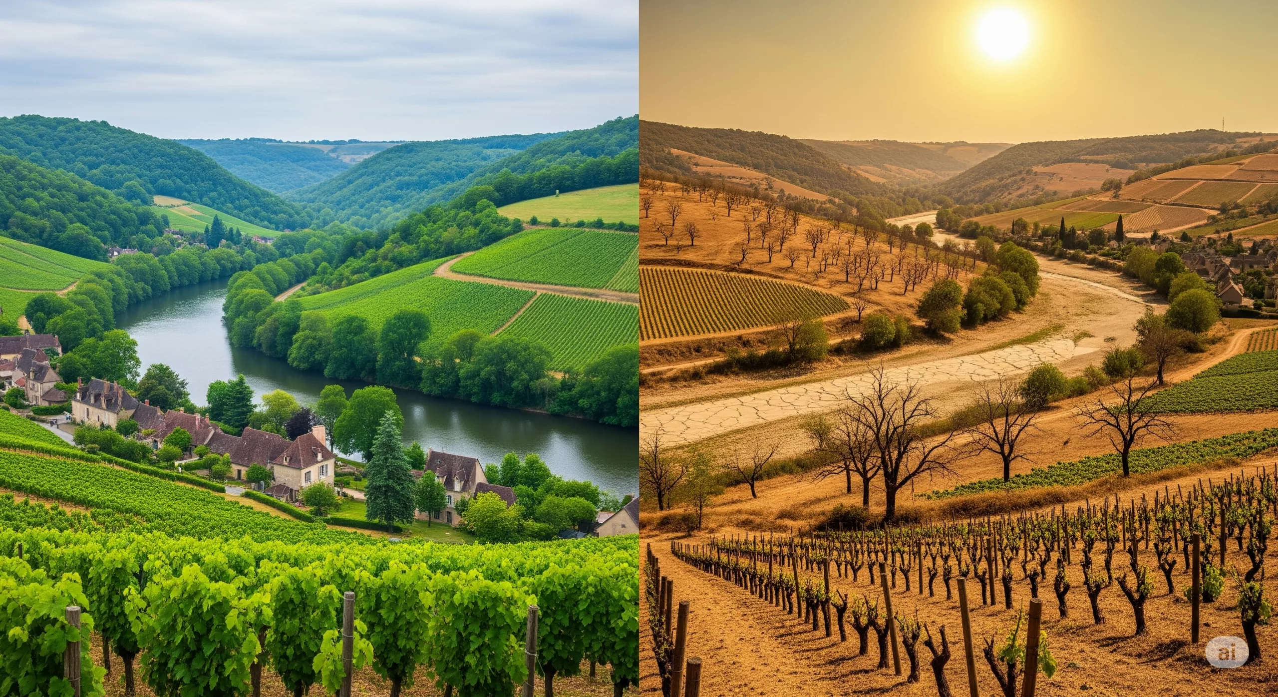 Réchauffement climatique : selon le Parisien, certaines villes françaises seront des refuges climatiques, d’autres deviendront invivables.