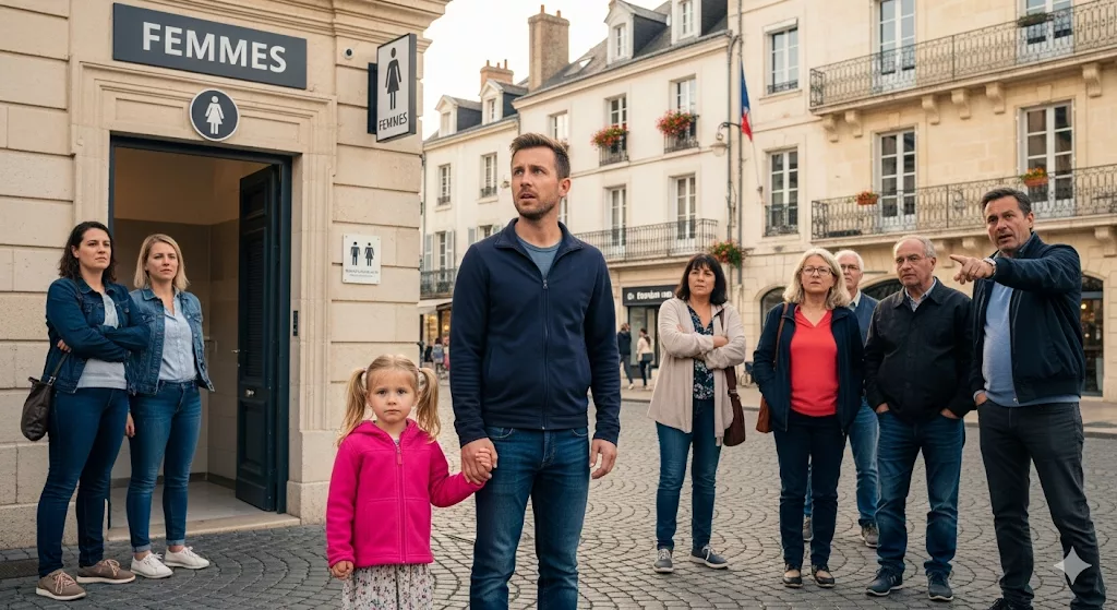 De l’urgence d’un enfant au malaise d’adultes, MyJournal.fr revient sur le débat relancé par TF1 Info autour des pères entrant dans les toilettes des femmes.