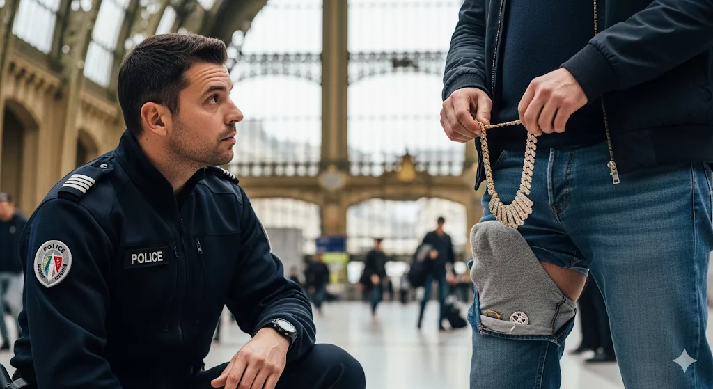 Incroyable mais vrai : un homme cache des bijoux de luxe dans son slip pour échapper aux douanes. Retour sur cette interpellation rocambolesque à Paris.