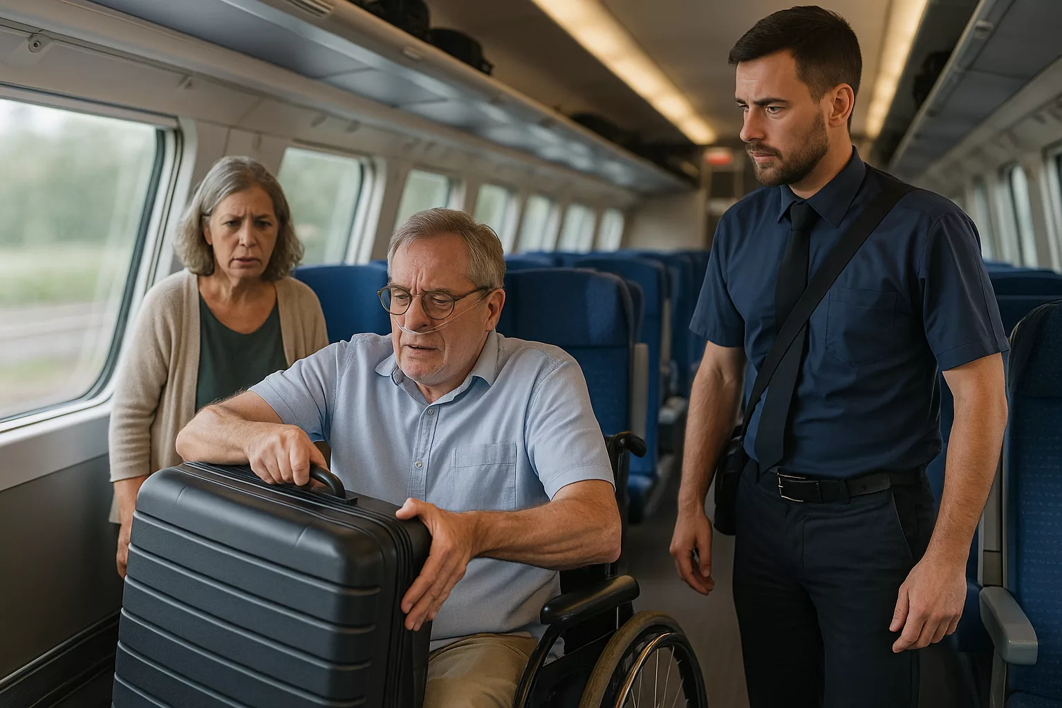 Carte d’invalidité, fauteuil roulant et humiliation : récit glaçant d’un trajet en train qui vire au cauchemar.