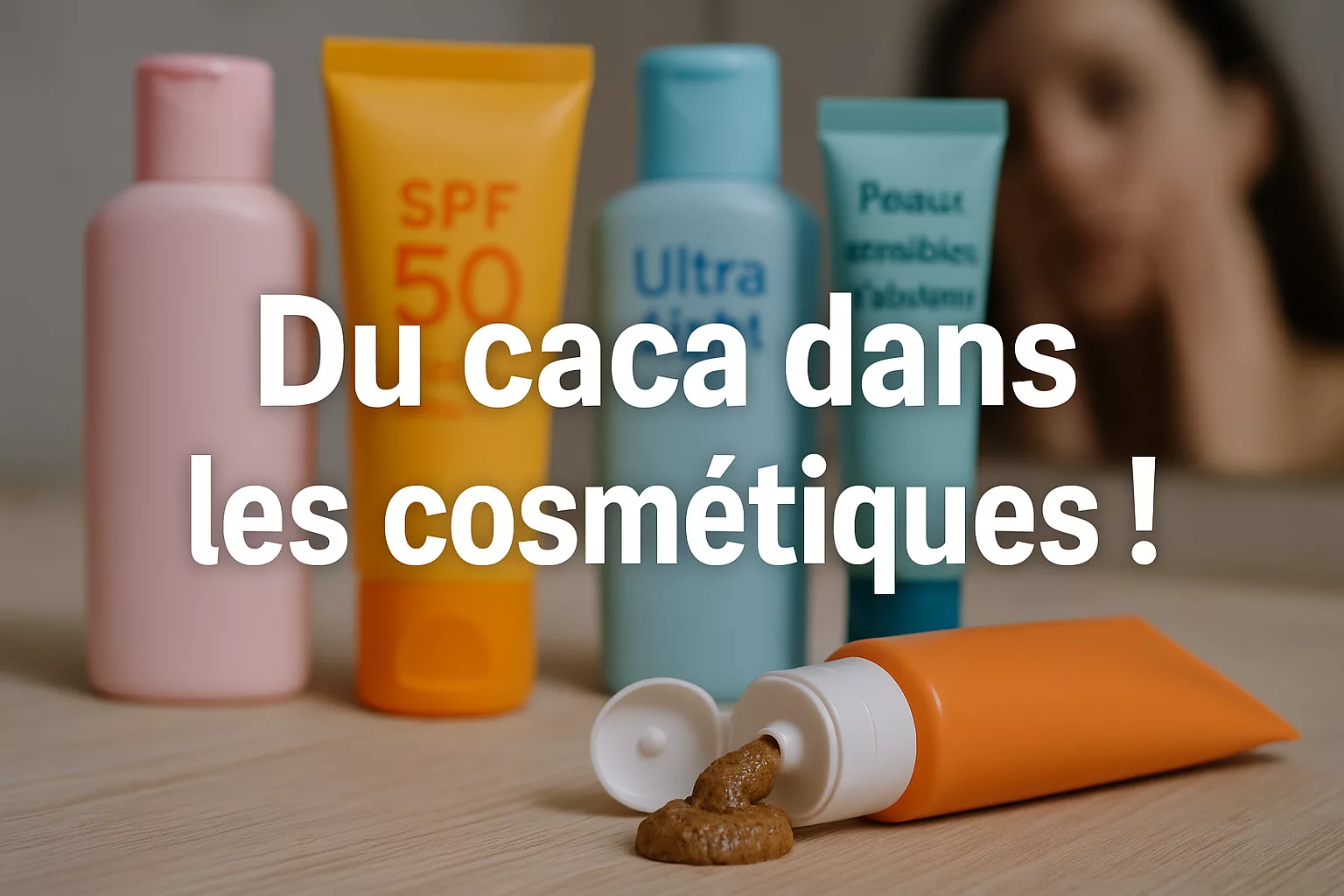 Du caca dans nos cosmétiques !
