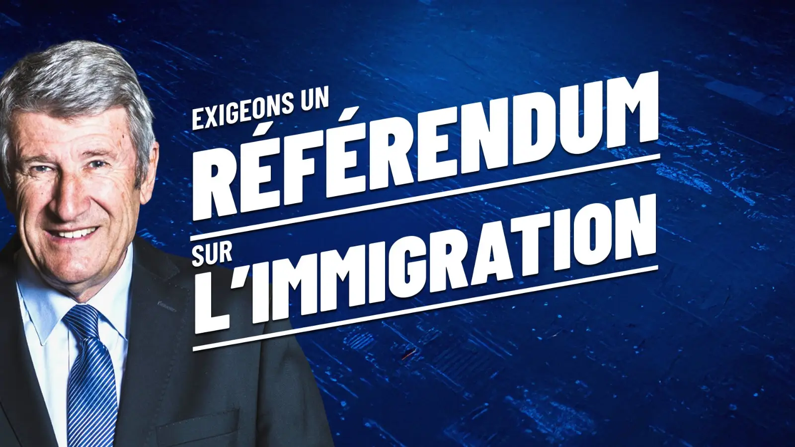 Référendum immigration : Philippe de Villiers lance un appel historique au peuple français
