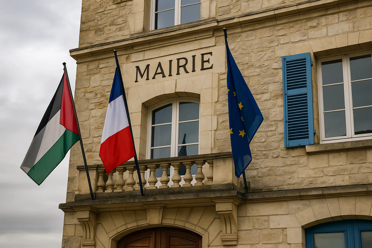 Le drapeau palestinien flotte sur 52 mairies françaises malgré l’interdiction. Une désobéissance lourde de conséquences légales.