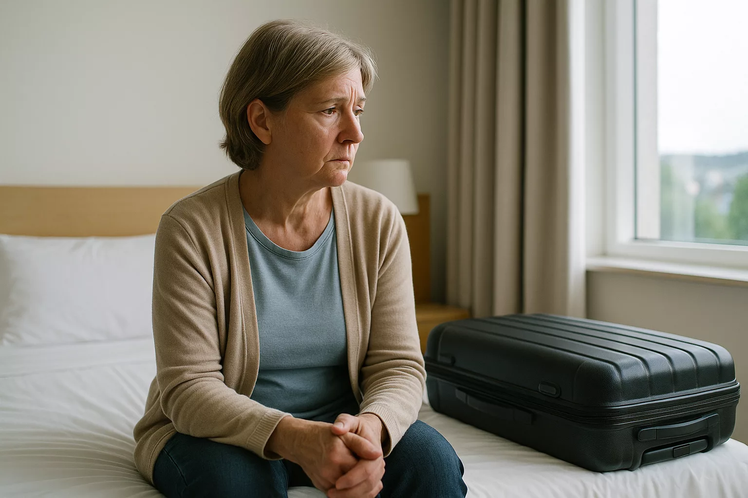 À travers un faux voyage, elle a caché son dernier choix : mourir en Suisse. Le récit bouleversant d’une fin de vie choisie à 58 ans.
