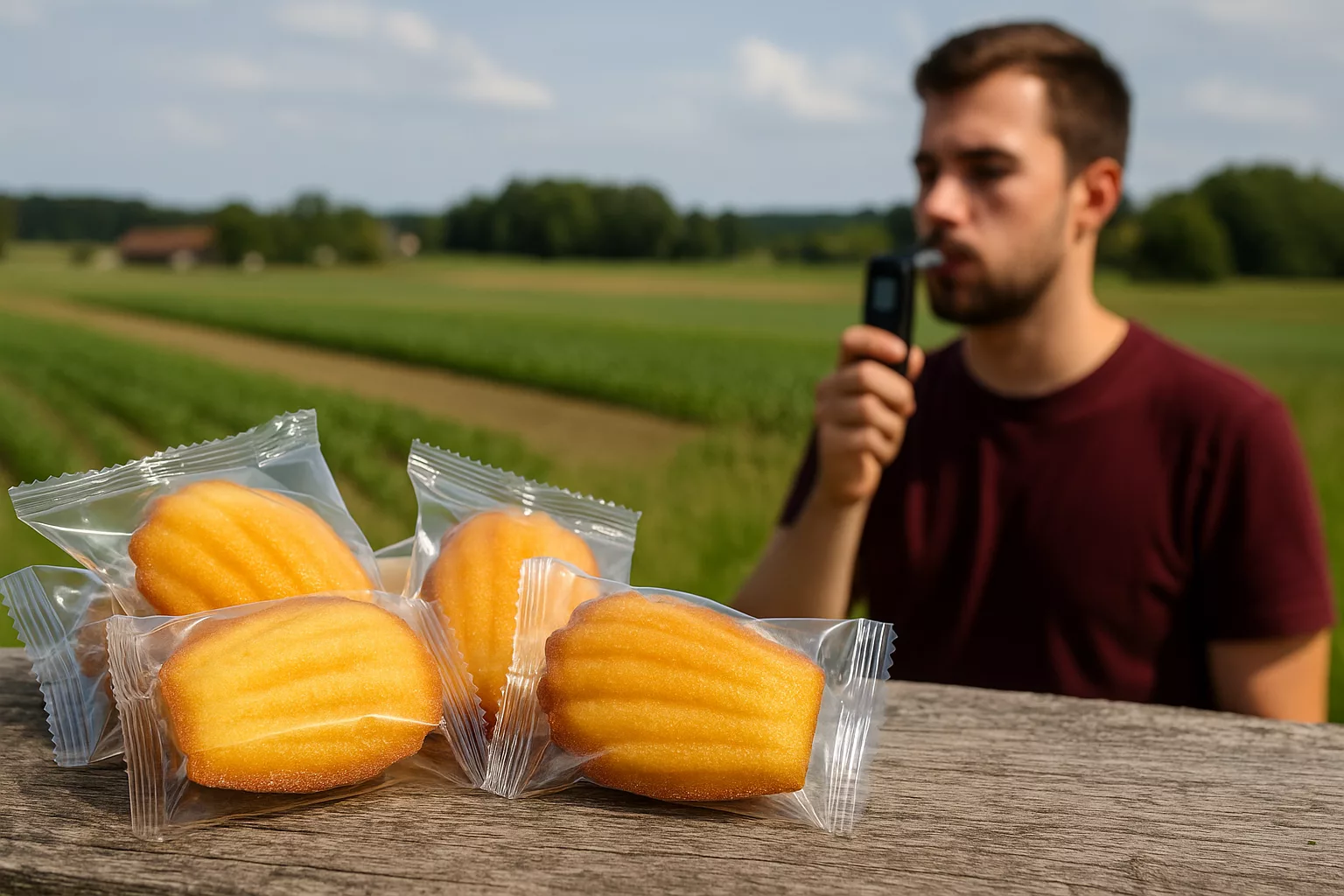 Madeleines piégées ? Un étudiant positif sans boire une goutte