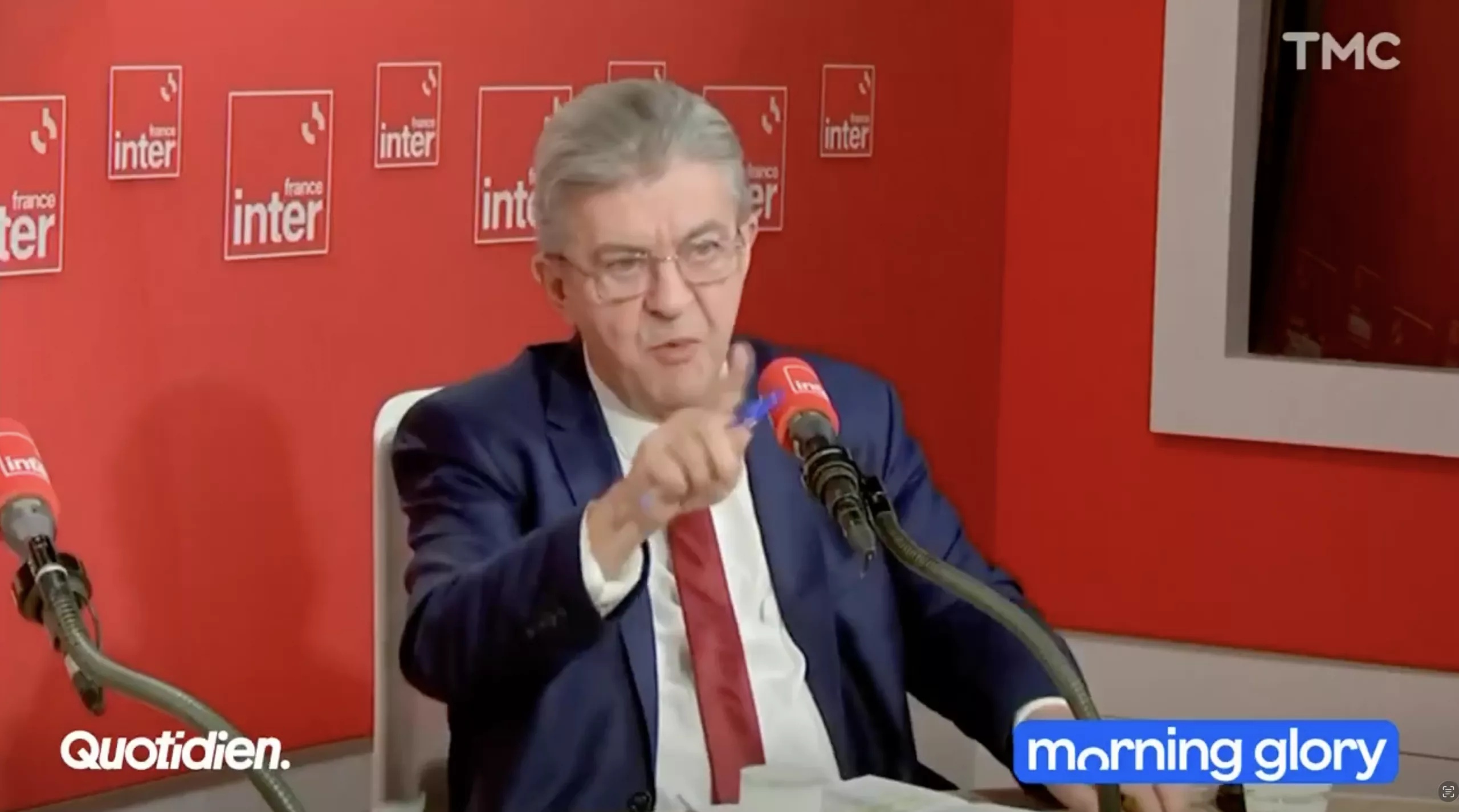 Mélenchon, doigt d’honneur, Benjamin Duhamel, France Inter,