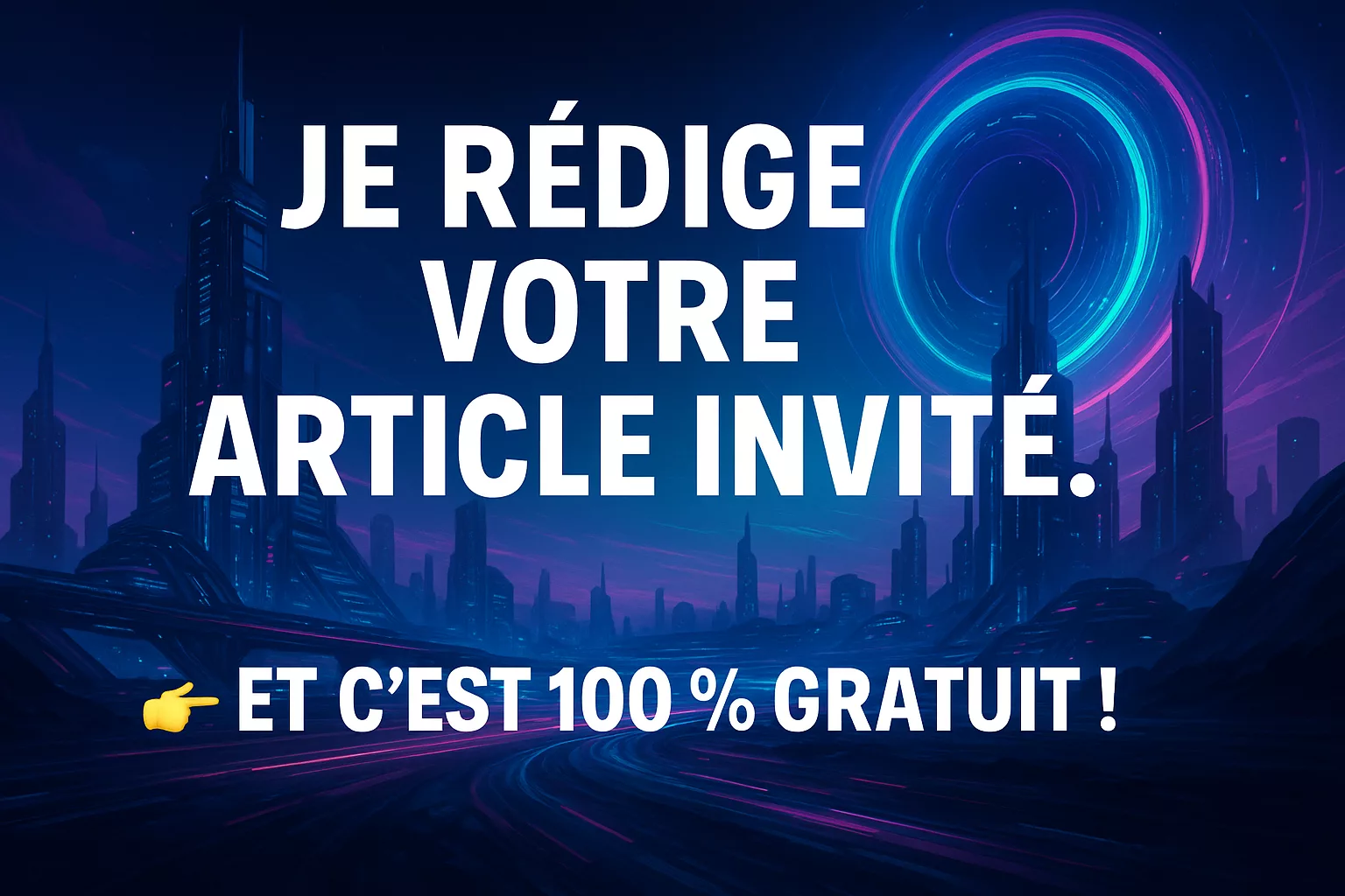 Rédaction SEO gratuite – Article invité publié sur MyJournal.fr