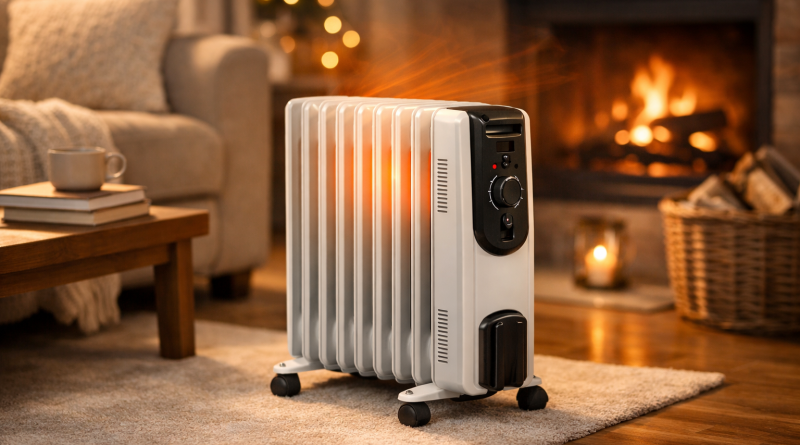 chauffage électrique portable dans une pièce intérieure