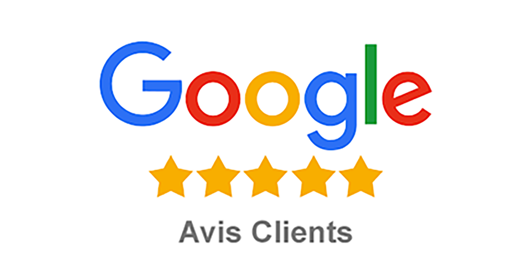 Illustration d’un système d’avis en ligne avec cinq étoiles et un visuel représentant une plateforme d’évaluation, symbolisant les commentaires clients et la notation des services sur internet