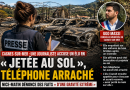 Illustration d’une journaliste tenant un smartphone et un carnet lors d’un reportage à Cagnes-sur-Mer, où une journaliste de Nice-Matin affirme avoir été projetée au sol et s’être fait arracher son téléphone lors d’une altercation impliquant un élu municipal.