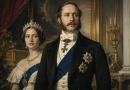 Prince Albert aux côtés de la reine Victoria, illustration de la légende sur l’origine du piercing Prince Albert.