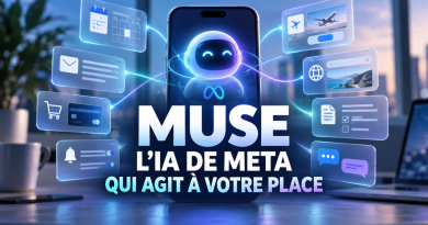 Muse, l’intelligence artificielle de Meta capable d’agir à la place de l’utilisateur pour effectuer des tâches sur Internet.
