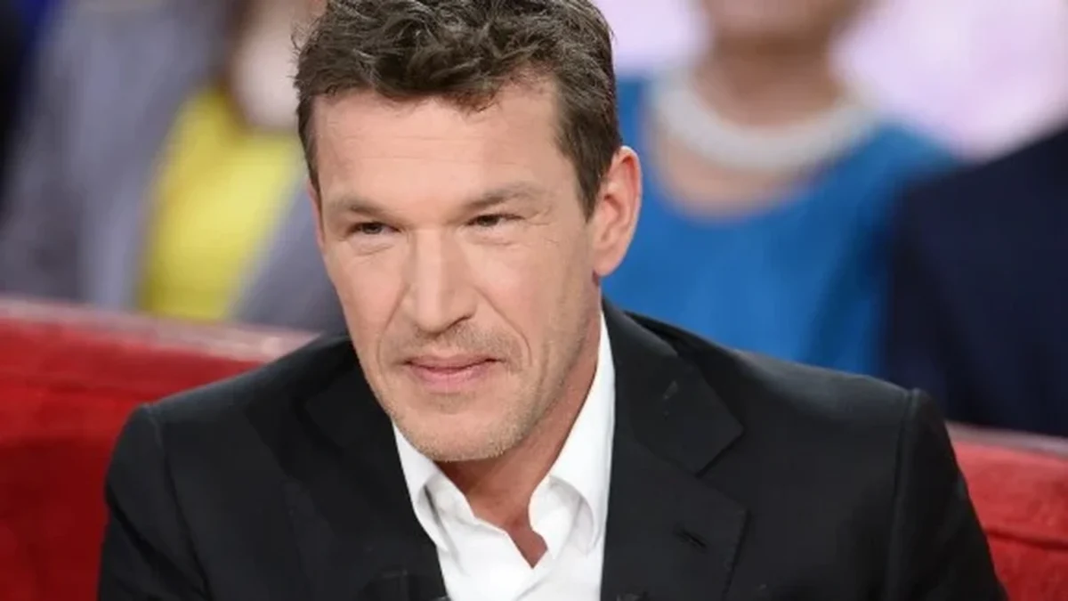 Benjamin Castaldi sur un plateau de télévision, évoquant ses convictions politiques et son attachement à la France.